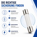 Fusible fin, 0,2 A / 250 V, 5 x 20 mm, rapide (F) – lot de 10 – vue 5
