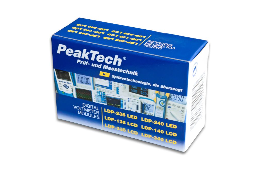 Voltmètre et ampèremètre à encastrer, écran LCD, chiffres de 13 mm – vue 2