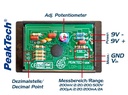 Voltmètre et ampèremètre à encastrer, écran LCD, chiffres de 13 mm – vue 6