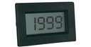 Voltmètre et ampèremètre à encastrer, écran LCD, chiffres de 13 mm